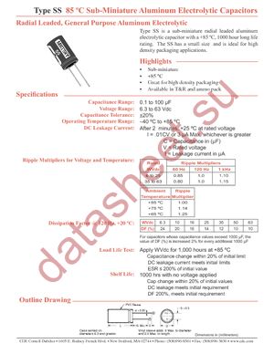 SS3R3M050ST datasheet  